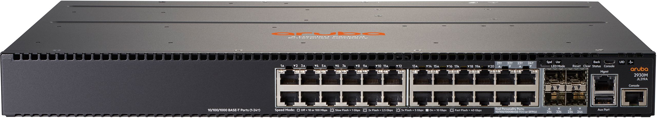 HPE Aruba 2930M 24G 1-slot Switch